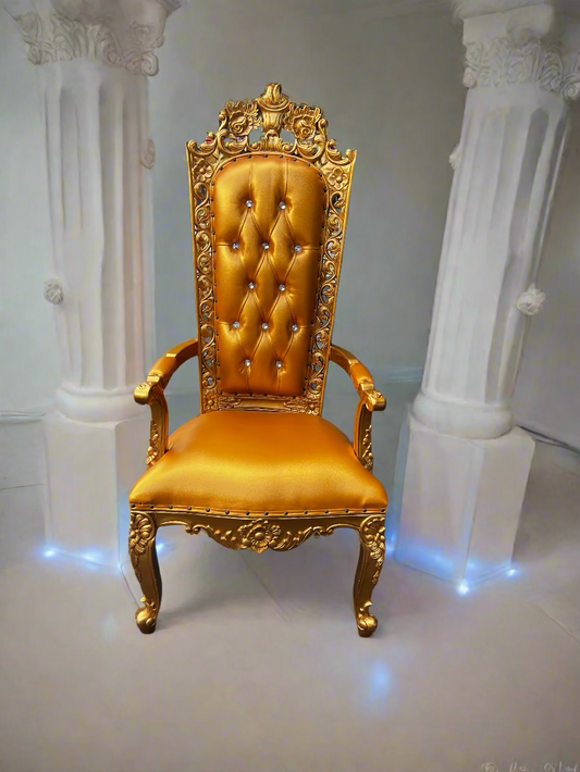 Gold Throne Chair